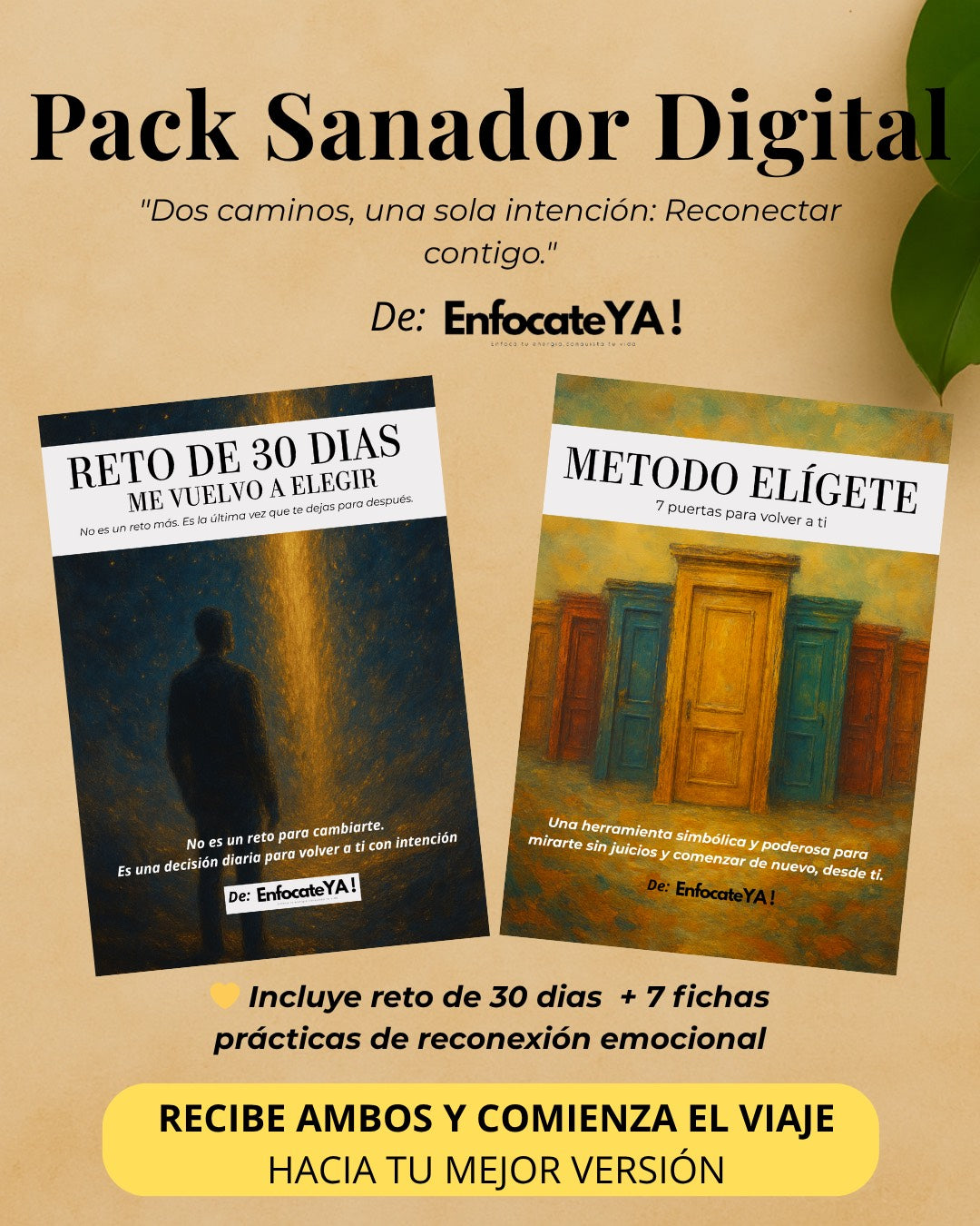 Pack Sanador Digital – Reto de 30 Días + Método Elígete