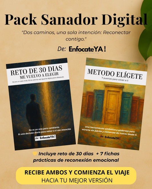 Pack Sanador Digital – Reto de 30 Días + Método Elígete